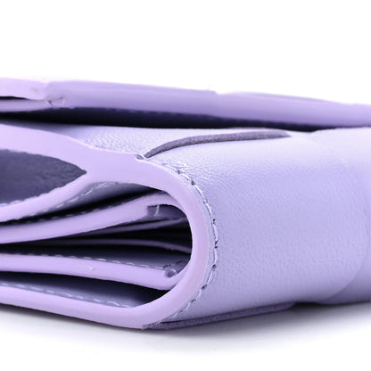 Bottega Veneta Nappa Maxi Intrecciato Trifold Zip Wallet Wisteria 10 of 10