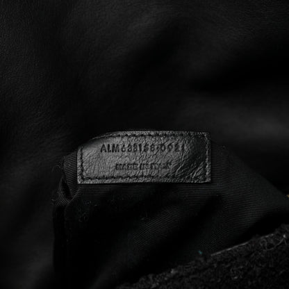 Saint Laurent Boucle Tweed Monogram Medium Niki Chain Satchel Black 7 of 9