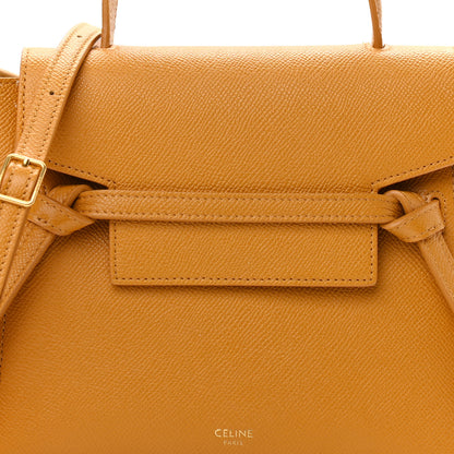 Celine Grained Calfskin Nano Belt Bag Calendula 7 of 9