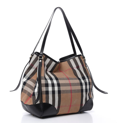 Burberry House Check Medium Canterbury Tote Black 3 of 19