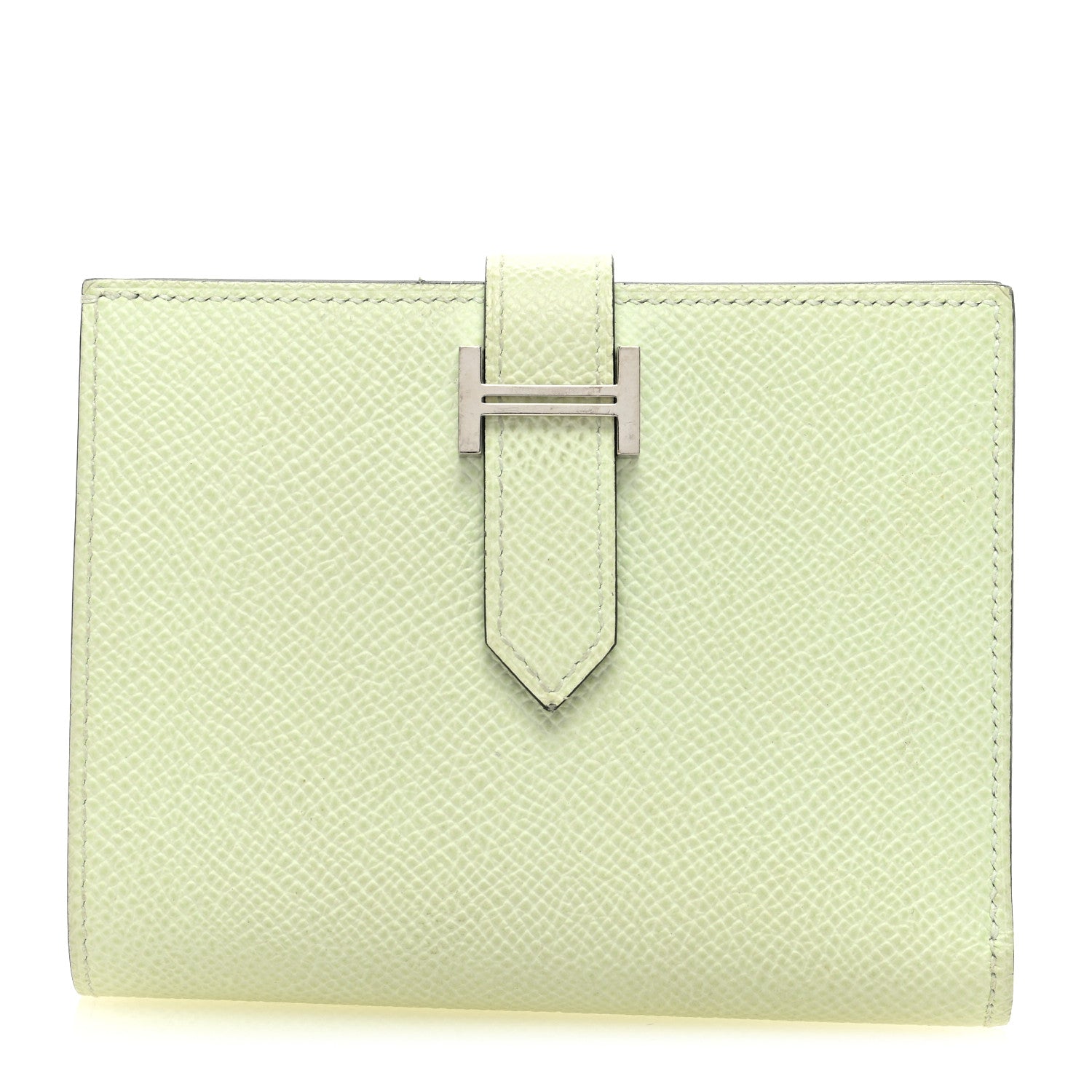 Hermes Epsom Bearn Compact Wallet Vert Fizz 1 of 9