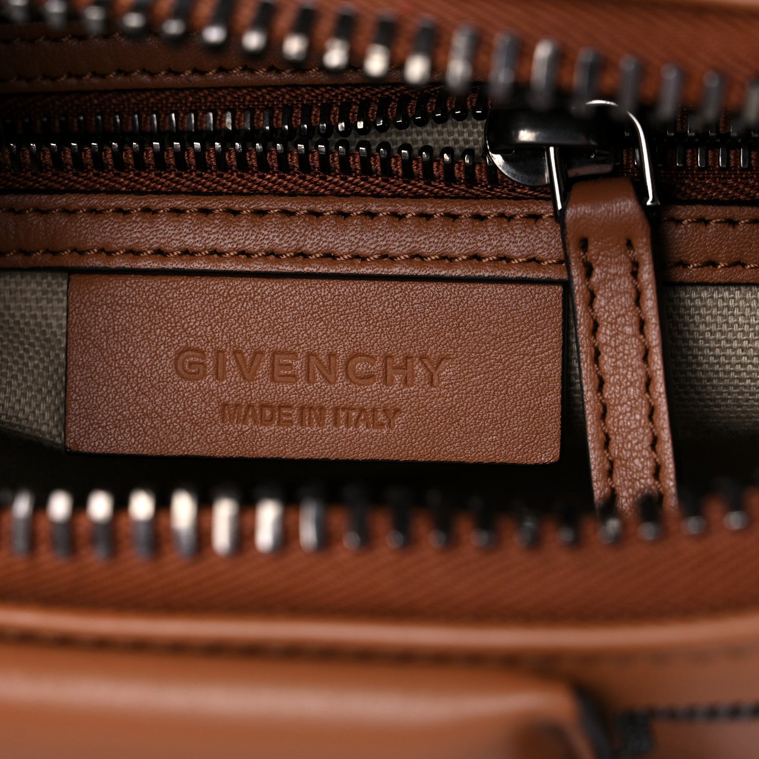 Givenchy Calfskin Chain Detail Mini Antigona Caramel 6 of 9