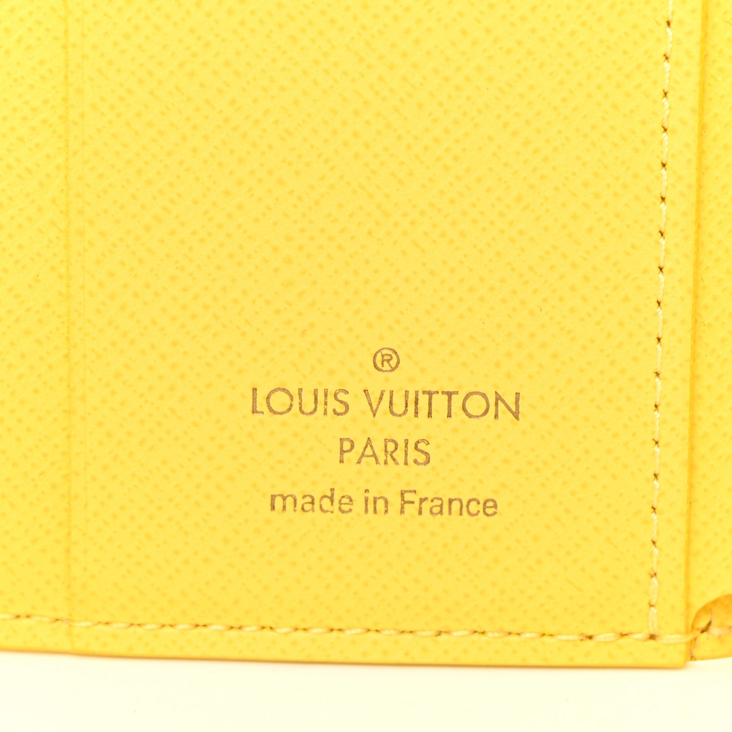 Damier Azur Zoe Wallet Jaune Pale