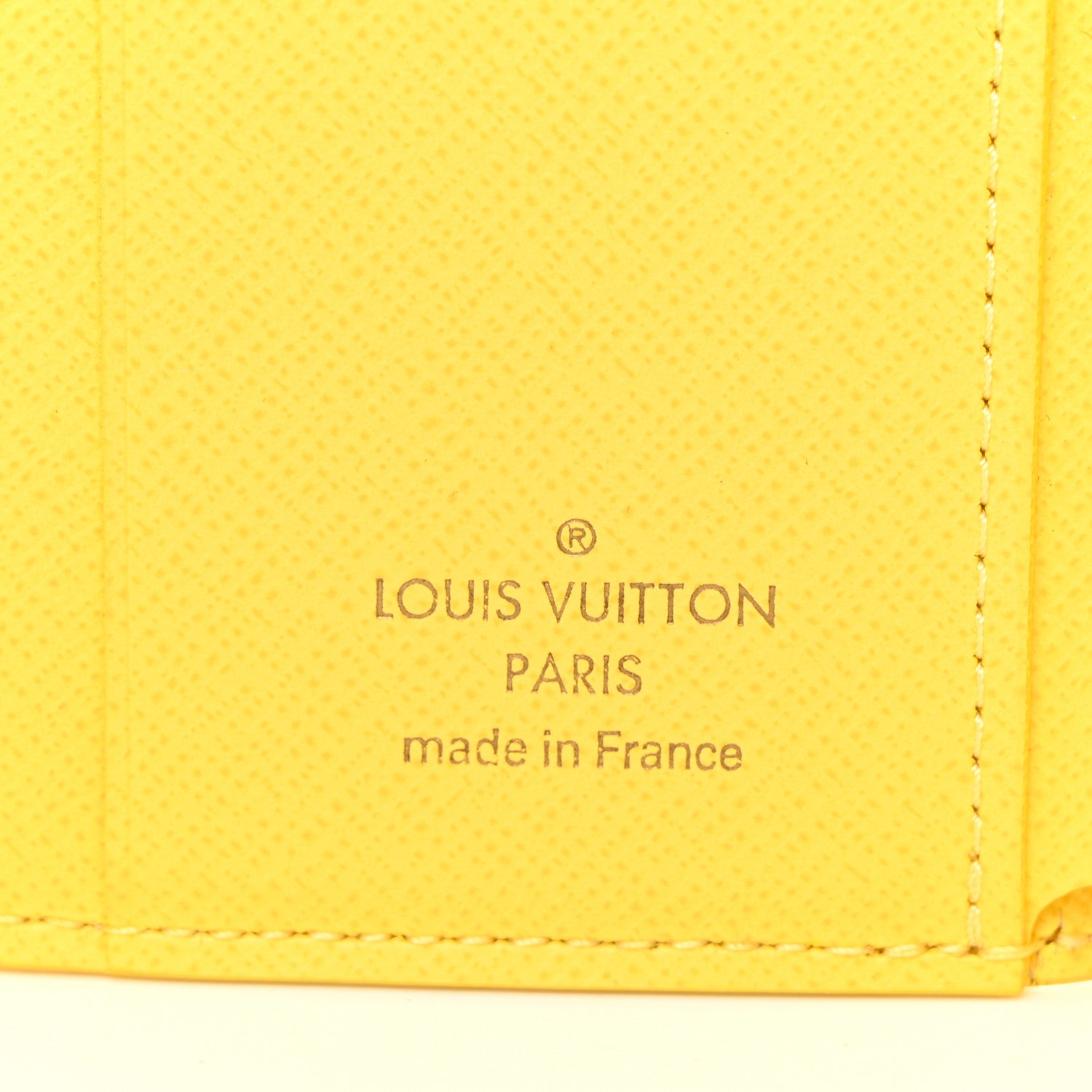 Louis Vuitton Damier Azur Zoe Wallet Jaune Pale 6 of 9