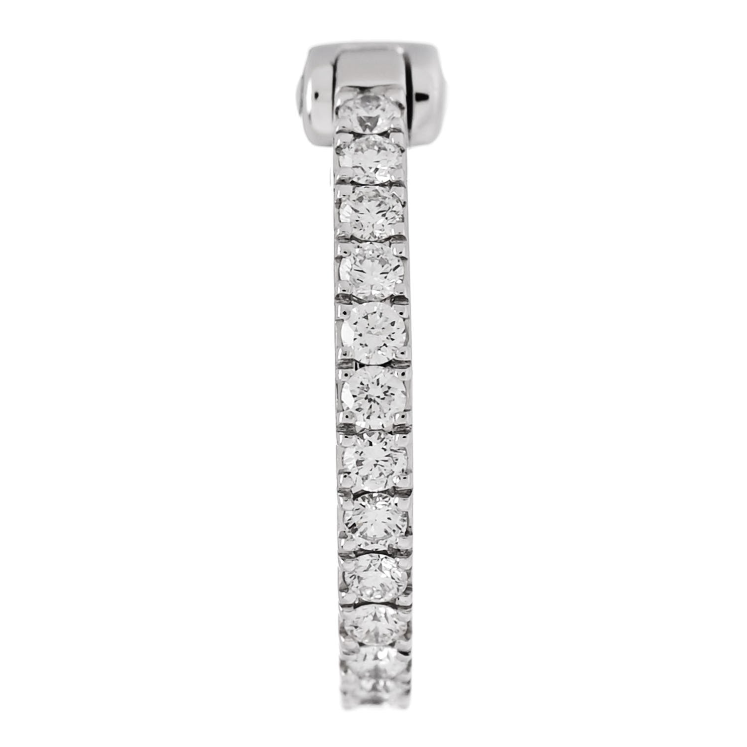 Messika 18K White Gold Diamond Gatsby Mono Middle Clip Earring 1 of 3