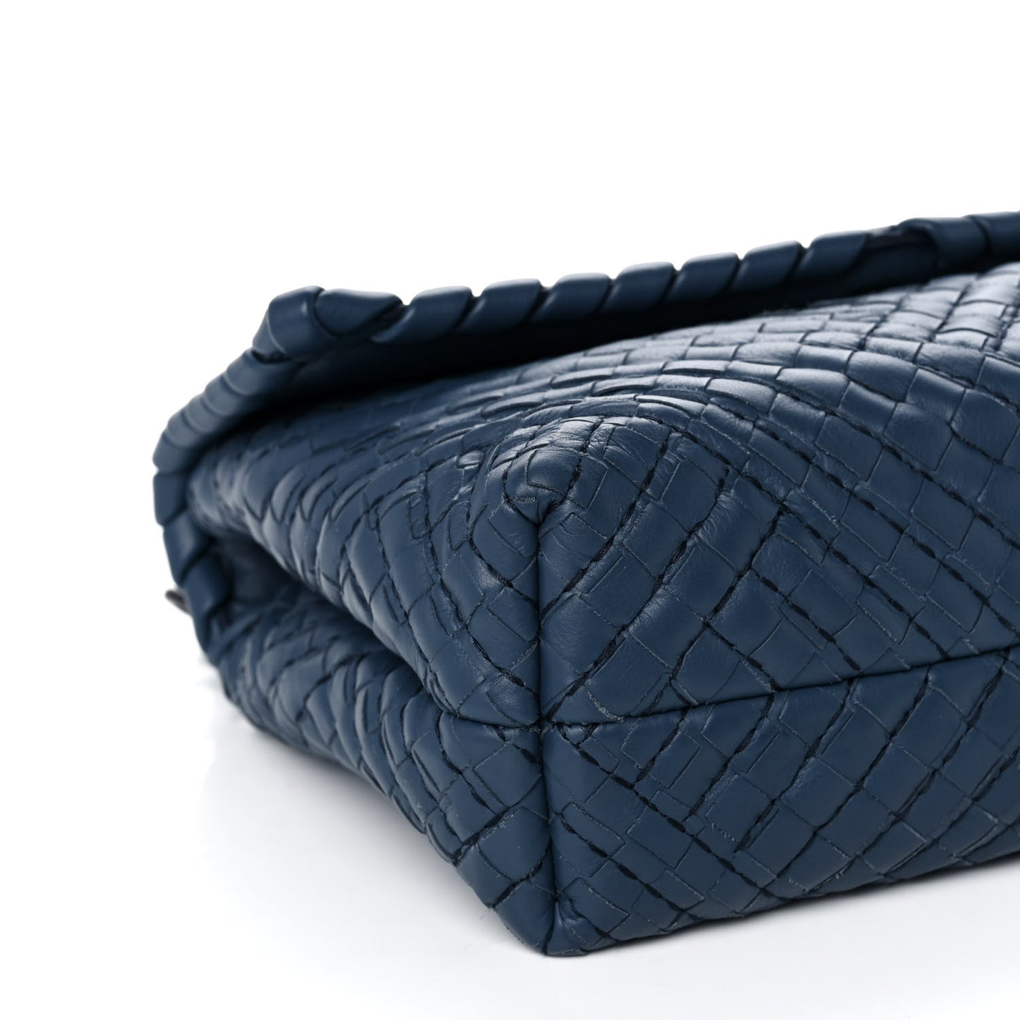 Nappa Intrecciato Bag Blue
