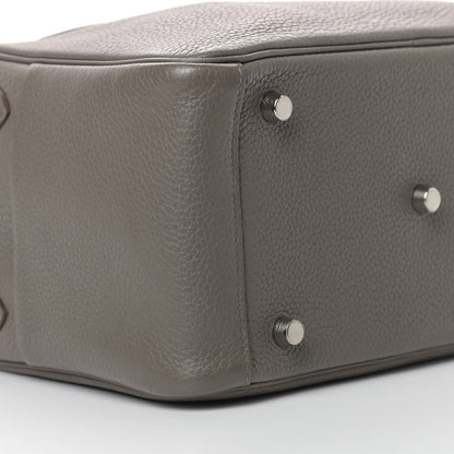Hermes Taurillon Clemence Lindy 26 Etain 8 of 13