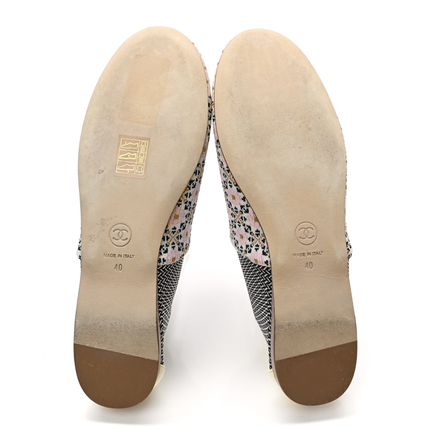 Chanel Grosgrain Camellia Mocassin Loafers 40 Multicolor 5 of 11
