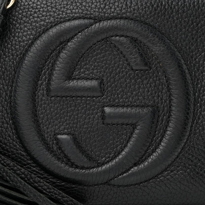 Gucci Pebbled Calfskin Small Soho Disco Bag Black 9 of 15