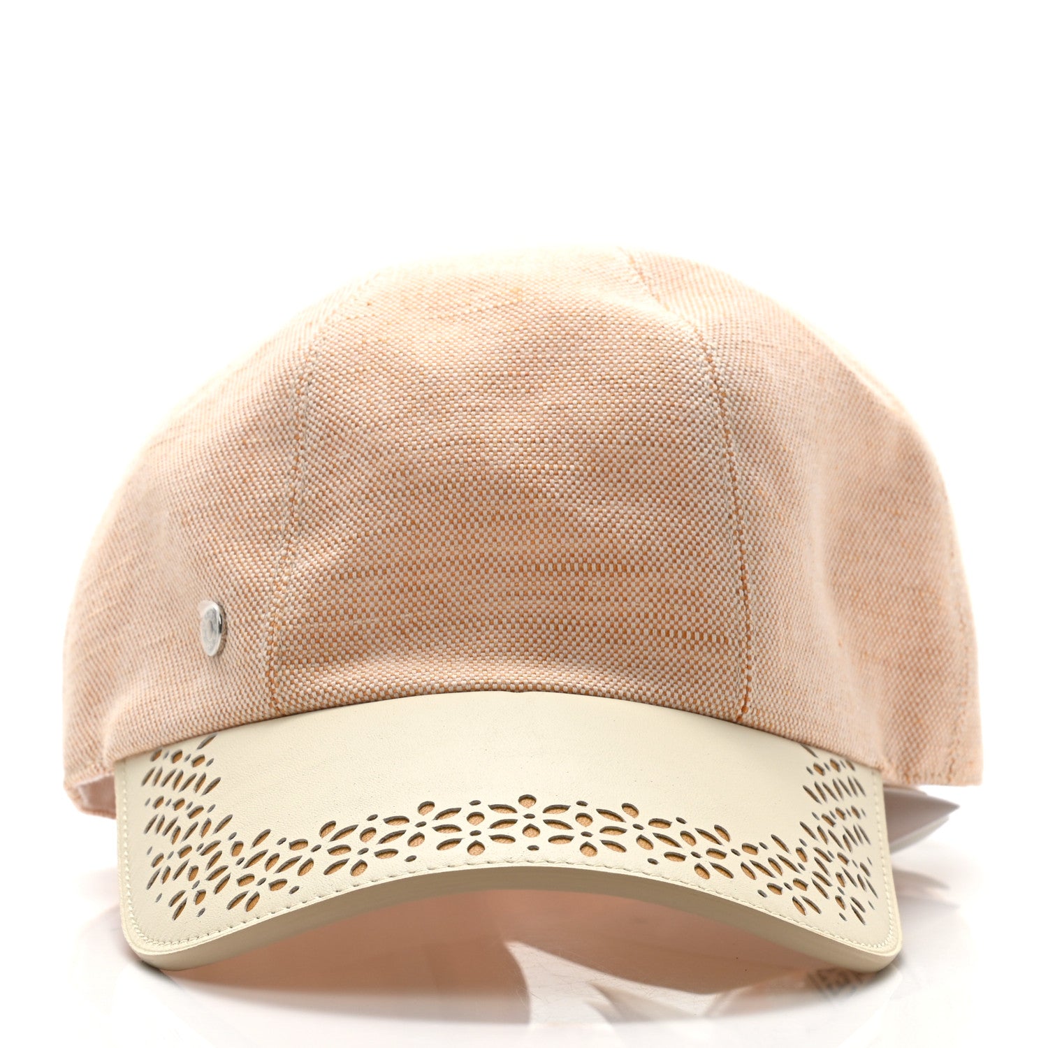 Hermes Linen Cotton Canvas Garden Party Serena Cap 56 Jaune Itauba 4 of 7
