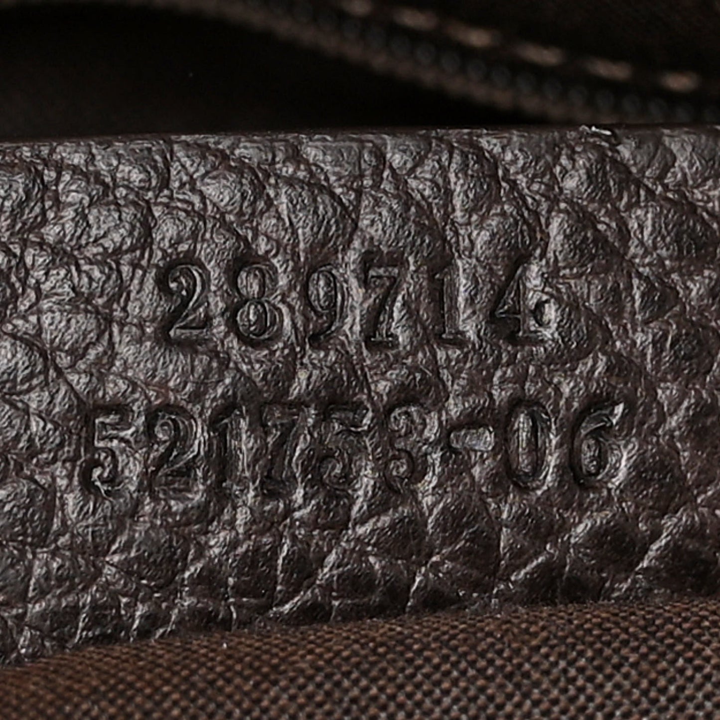 Crystal Monogram Medium Charmy Shoulder Bag Dark Brown