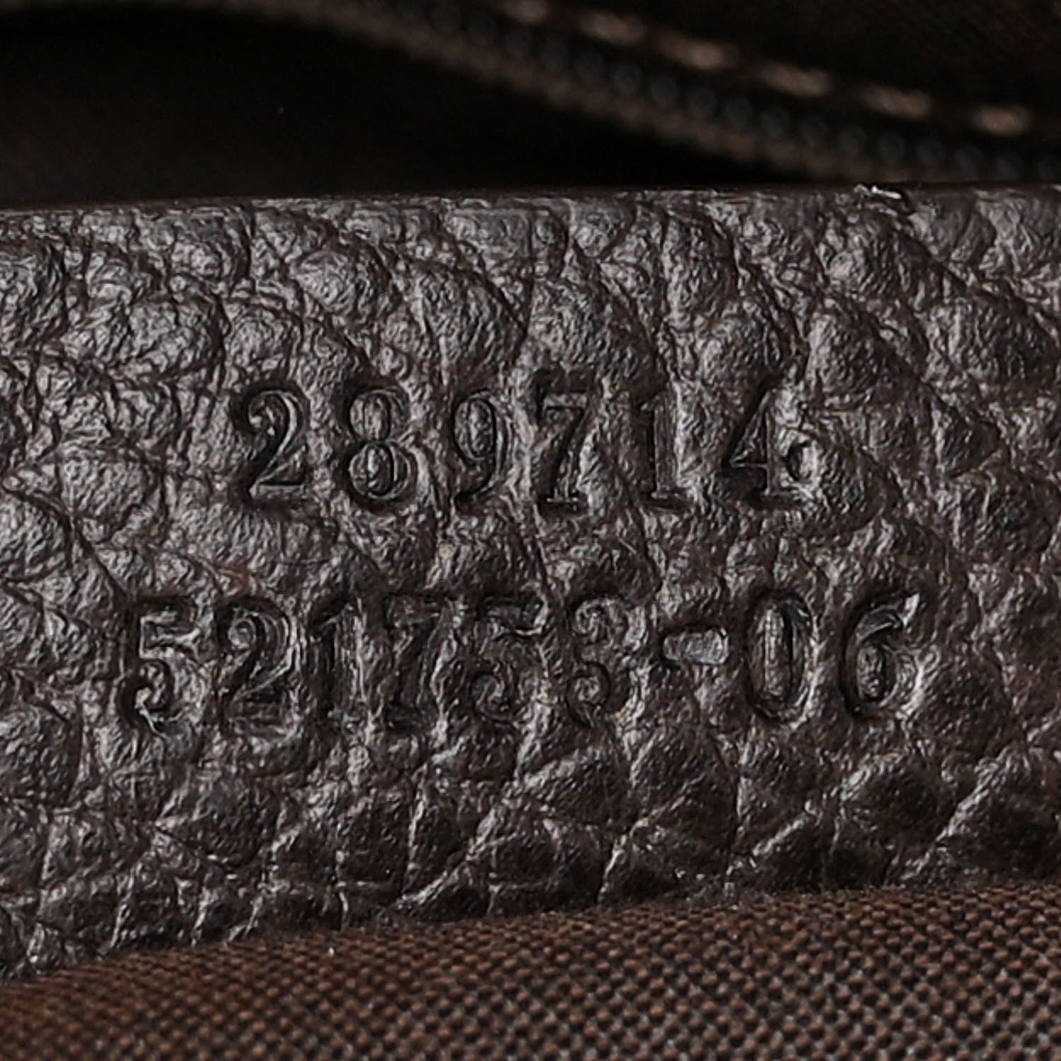Gucci Crystal Monogram Medium Charmy Shoulder Bag Dark Brown 7 of 13