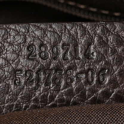 Gucci Crystal Monogram Medium Charmy Shoulder Bag Dark Brown 7 of 13