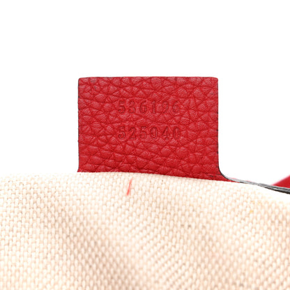 Gucci Cellarius Calfskin Medium Soho Chain Shoulder Bag Vibrant Red 6 of 7