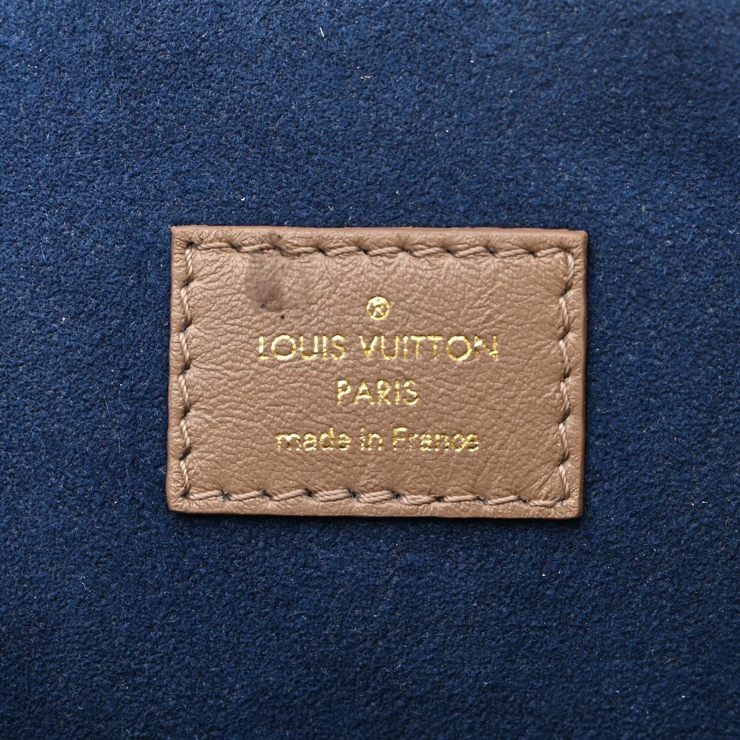 Louis Vuitton Lambskin Embossed Monogram Coussin MM Taupe 8 of 14