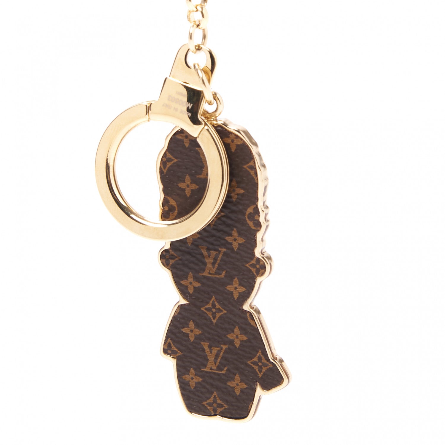 Louis Vuitton Monogram Gaston & Vivienne Best Friend Bag Charm Key Holder Gold 6 of 7