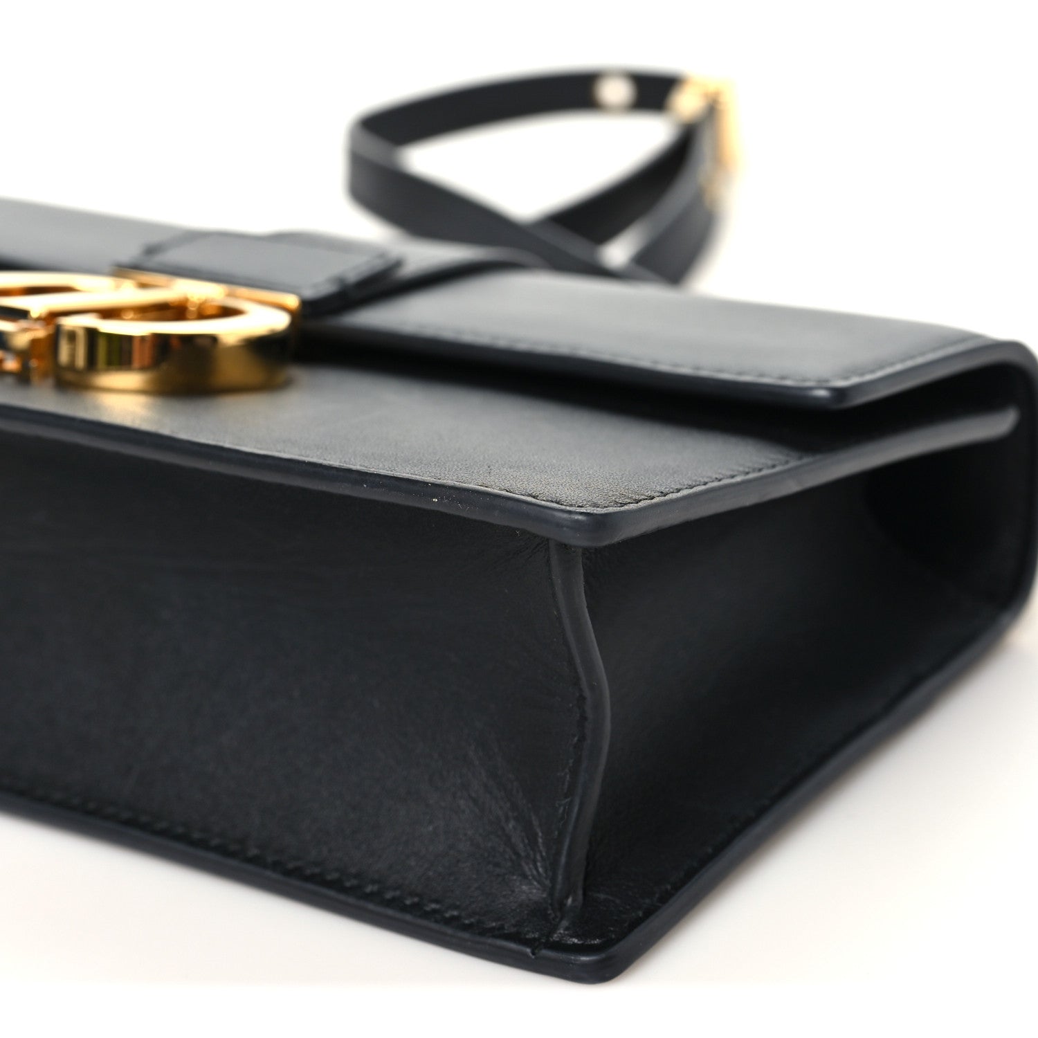 Christian Dior Calfskin 30 Montaigne East West Chain Flap Bag Black 9 of 10