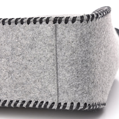 Stella McCartney Eco Felt Logo Crossbody Smoke Slate 10 of 11
