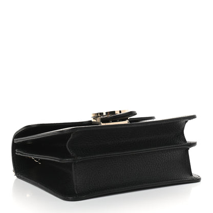 Gucci Dollar Calfskin Small Interlocking G Shoulder Bag Black 4 of 11