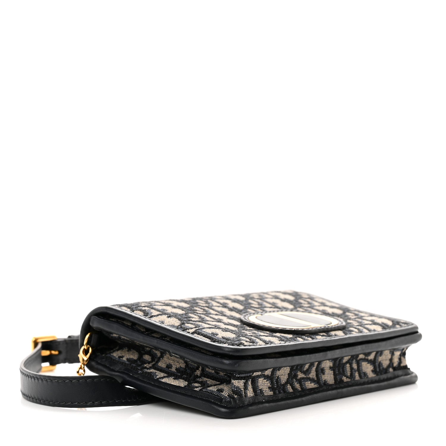 Christian Dior Oblique 30 Montaigne 2-In-1 Pouch Blue 4 of 9