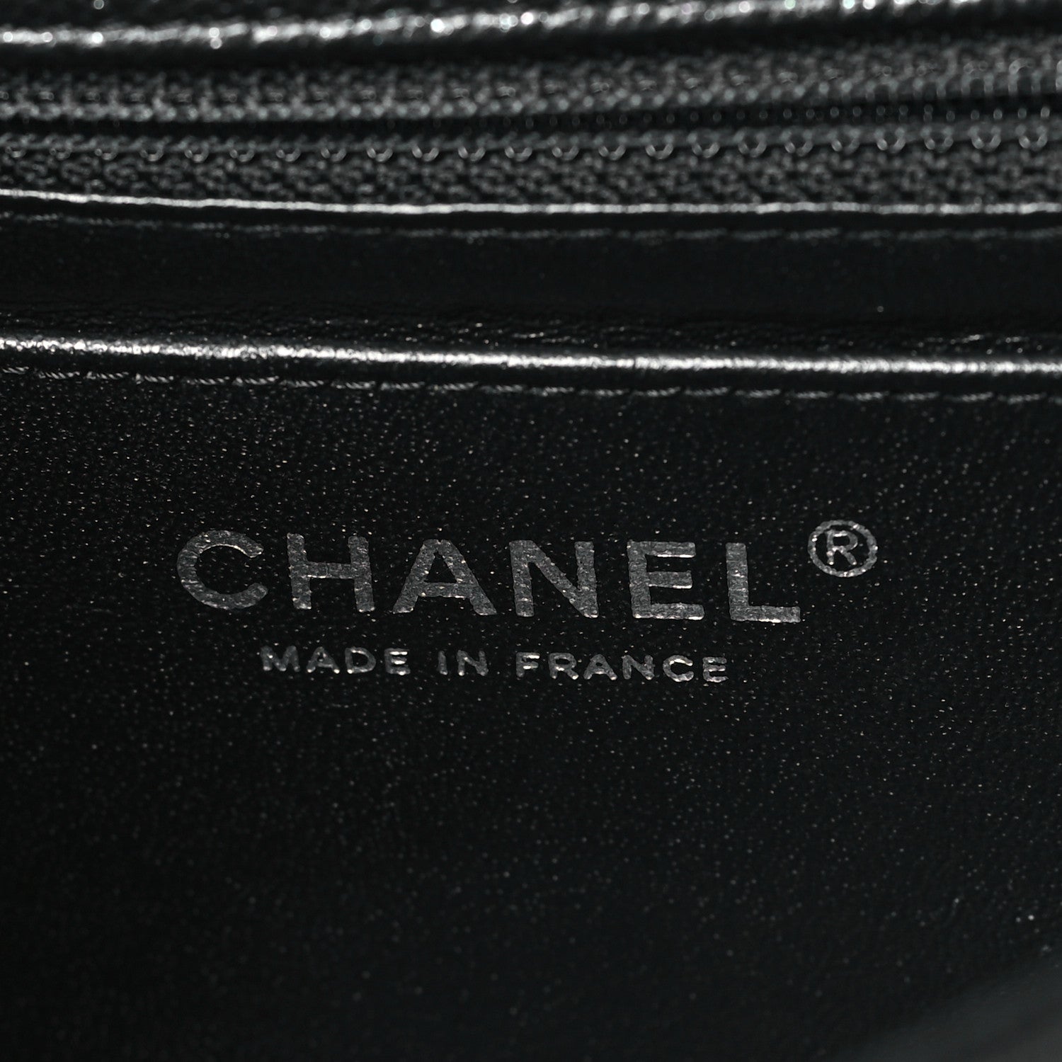 Chanel Iridescent Caviar Quilted Mini Rectangular Flap Black 6 of 10