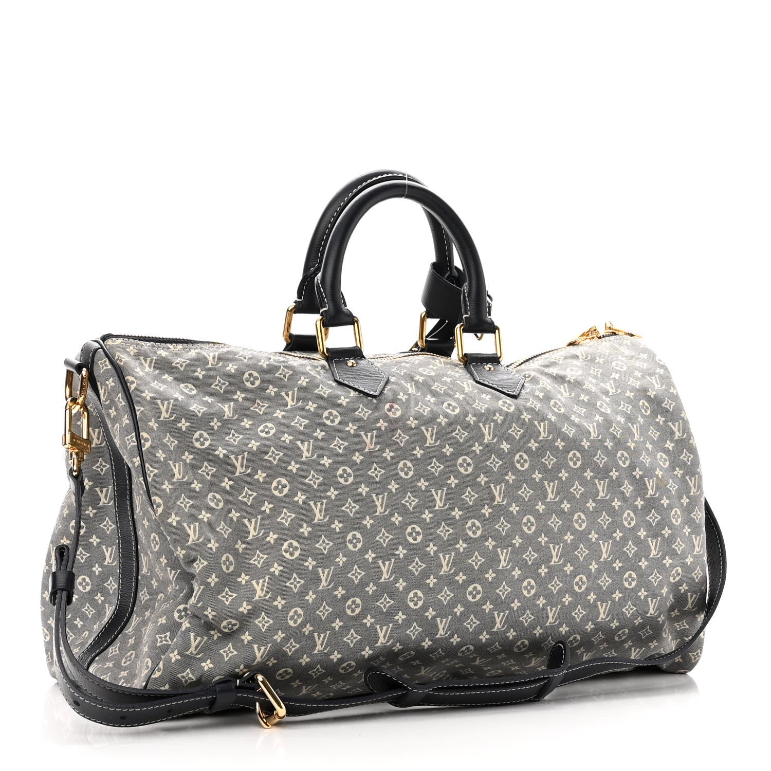 Louis Vuitton Monogram Idylle Speedy Voyage Bandouliere 45 Encre 2 of 10