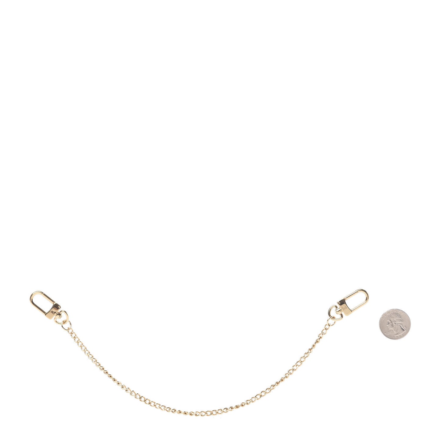 XL Pochette Extender Key Ring Chain Gold