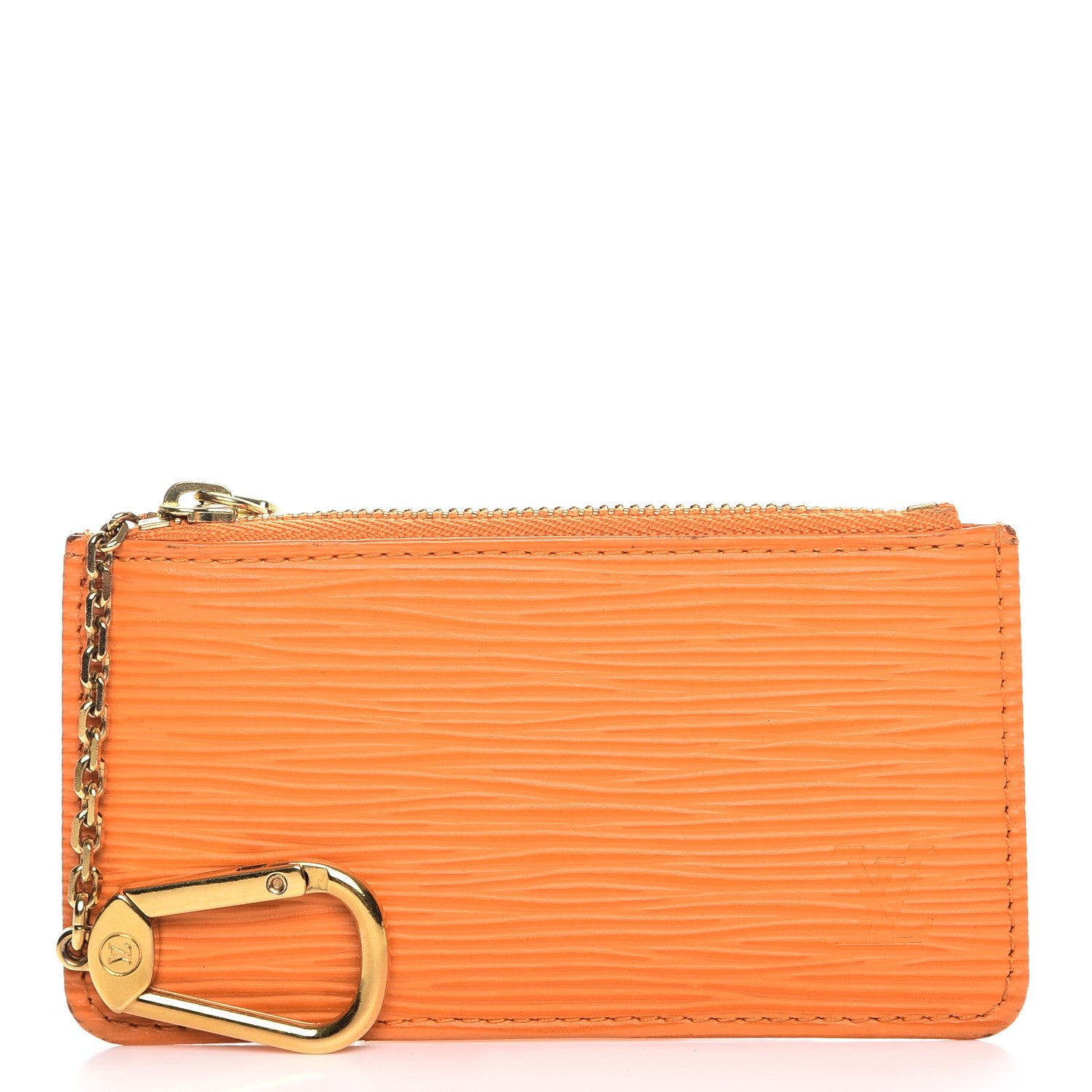 Louis Vuitton Epi Key Pouch Mandarin 1 of 8