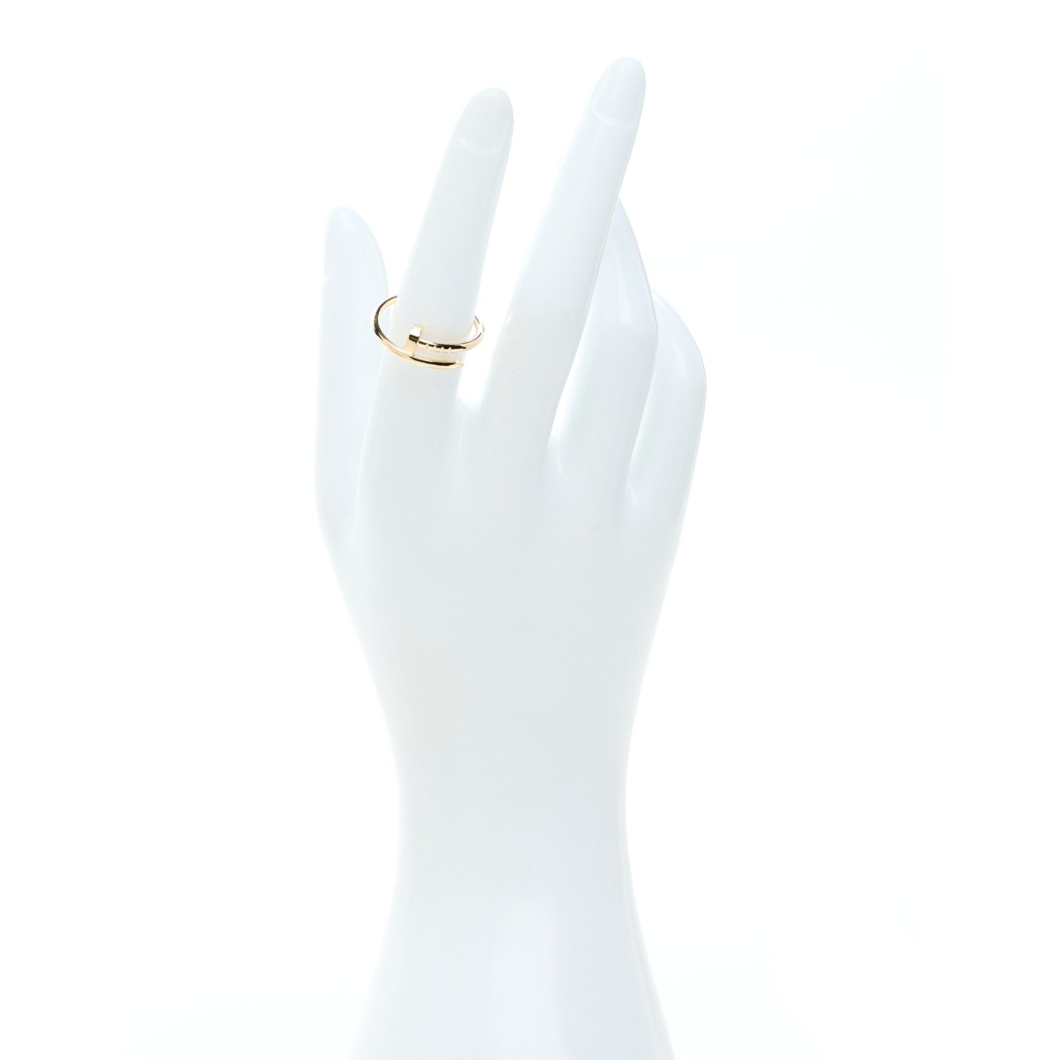 Cartier 18K Yellow Gold Small Juste Un Clou Ring 54 7 2 of 5
