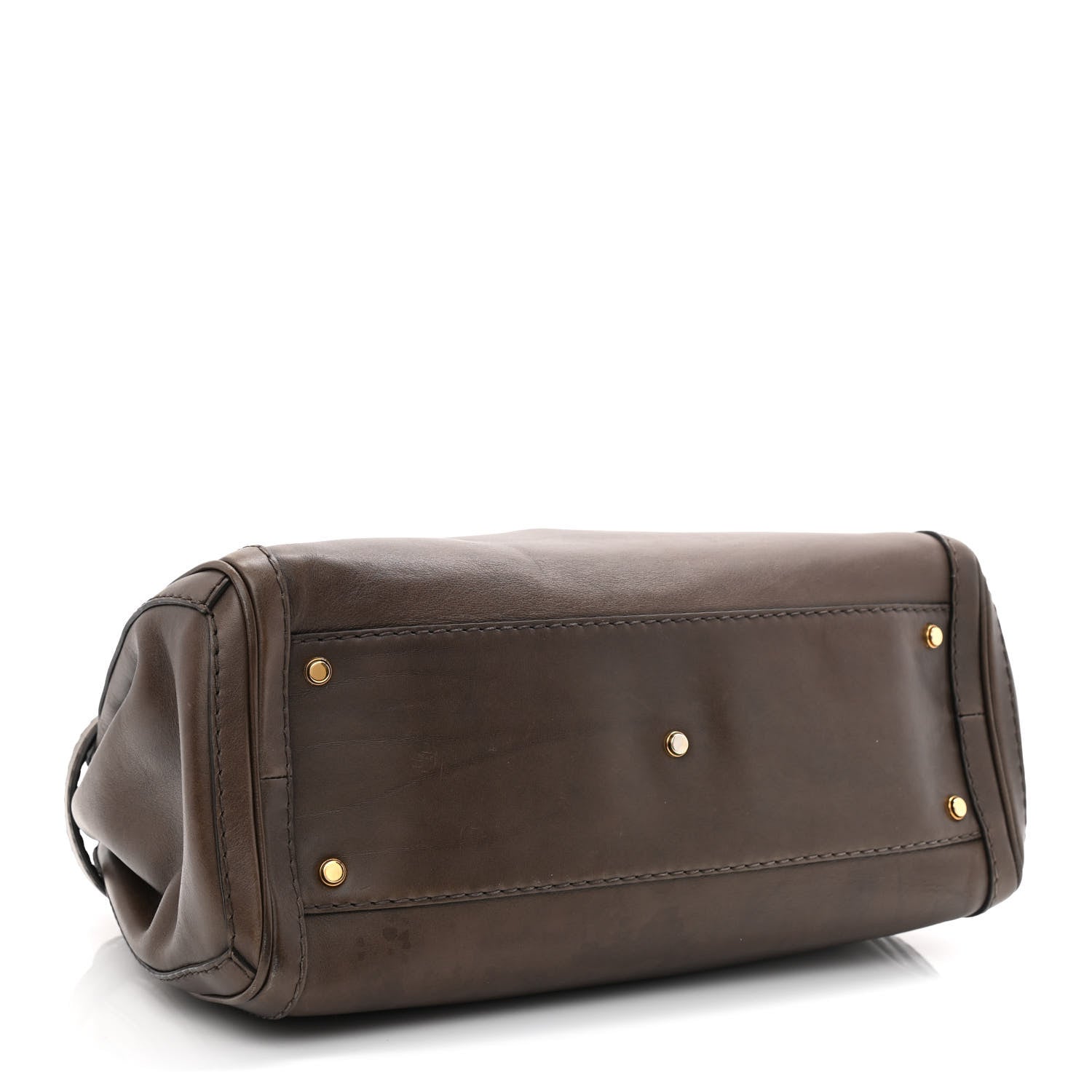 Gucci Calfskin Medium GG Running Tote Brown 4 of 10