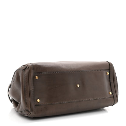 Gucci Calfskin Medium GG Running Tote Brown 4 of 10