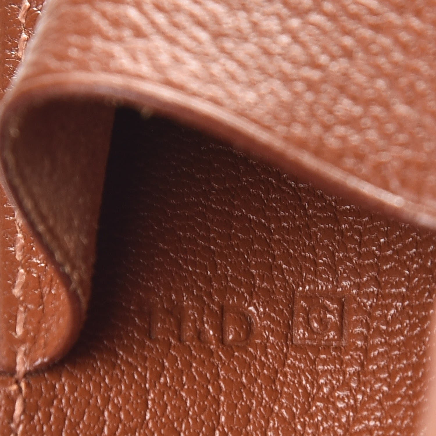 Hermes Chevre Mysore Guernesey Card Case Noisette 8 of 9