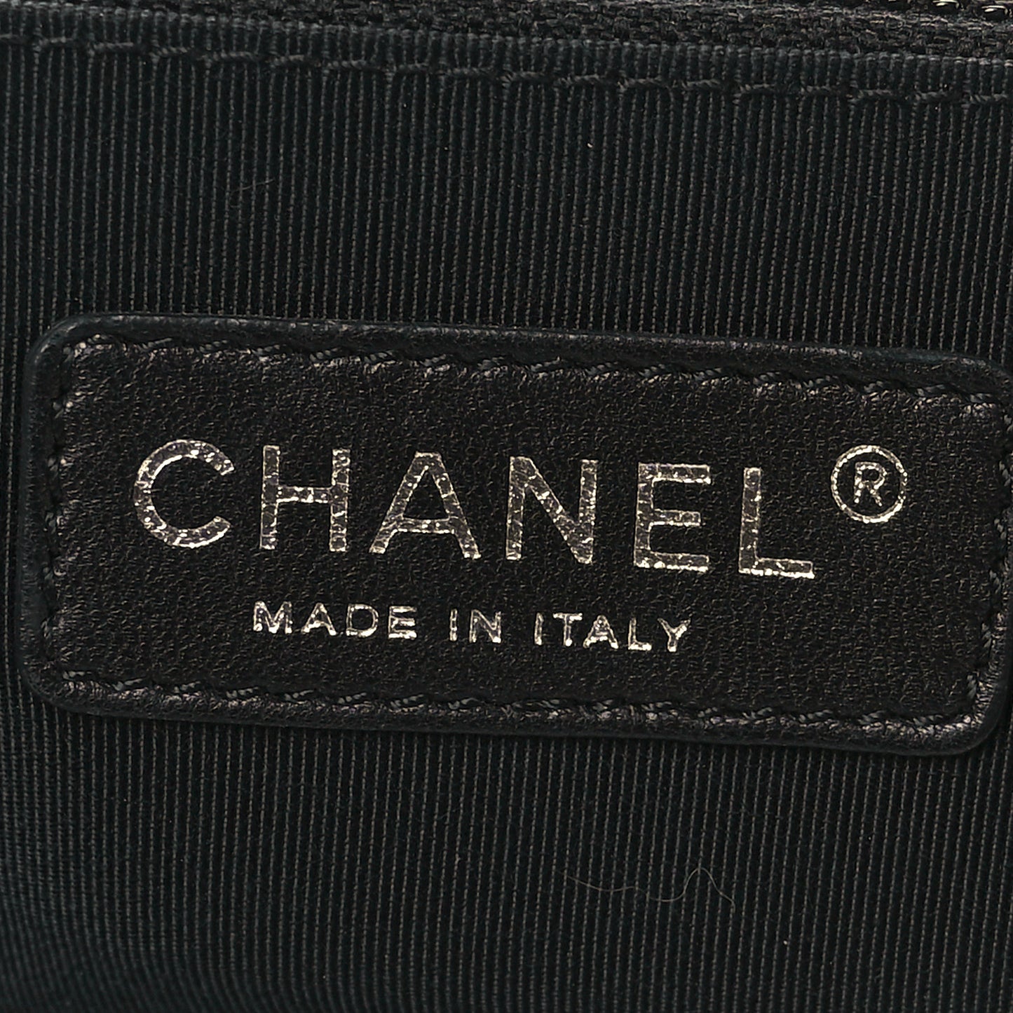 Metallic Calfskin Small Chain Me Tote Silver