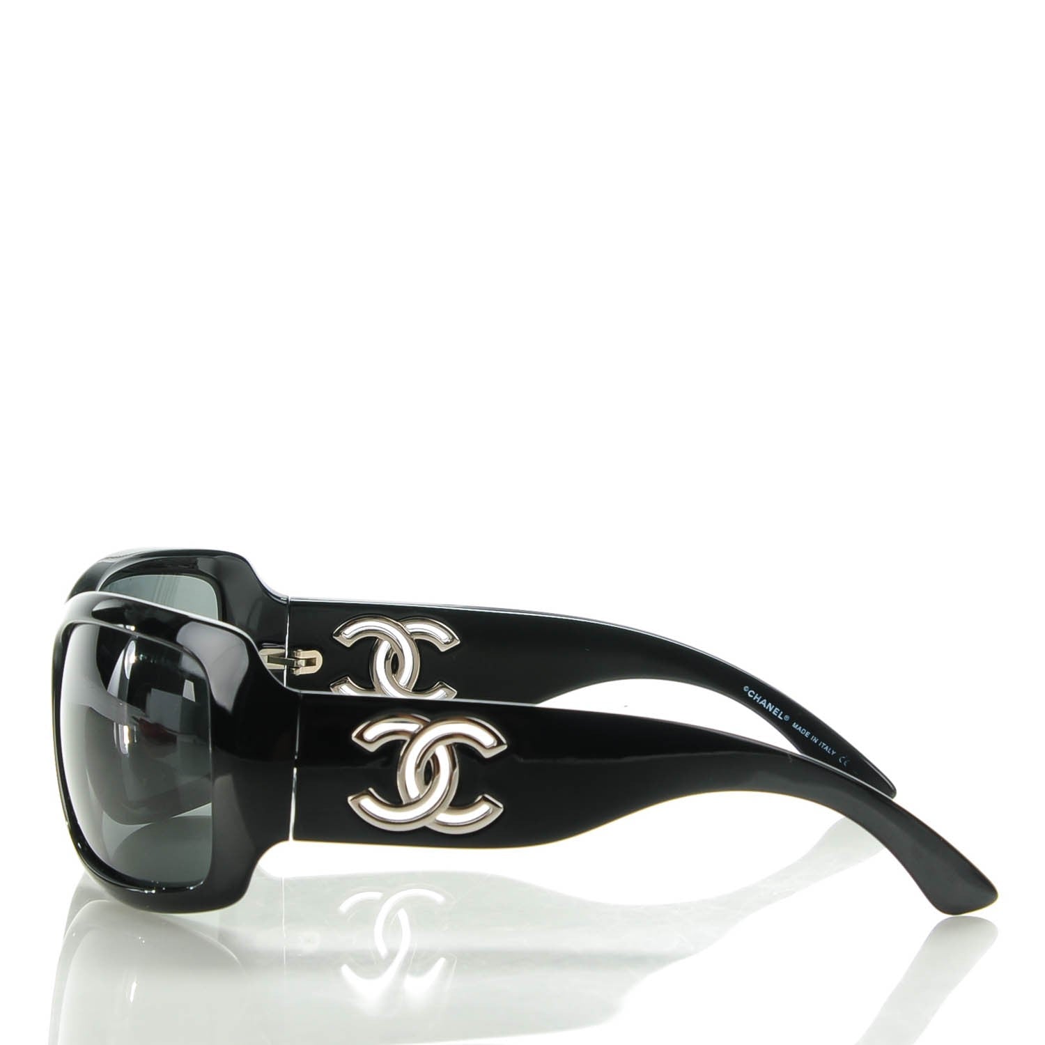 Chanel CC Sunglasses 6018 Black 3 of 6