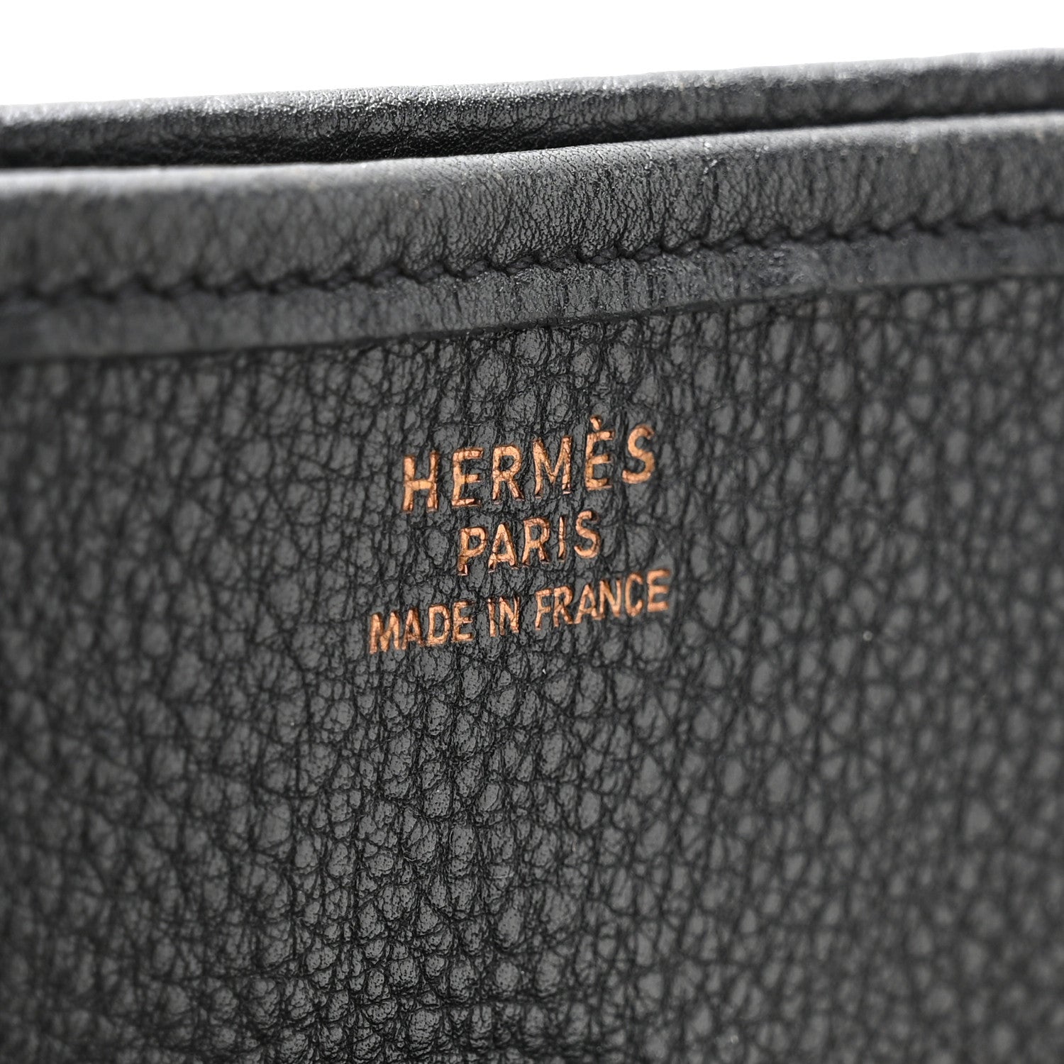 Hermes Togo Evelyne GM Black 6 of 10