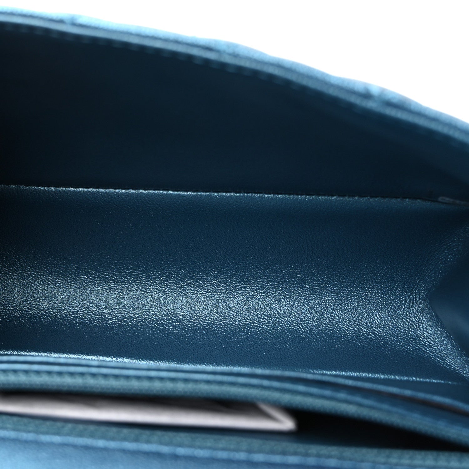 Chanel Metallic Sheepskin Quilted 2.55 Reissue Mini Flap Blue 5 of 10