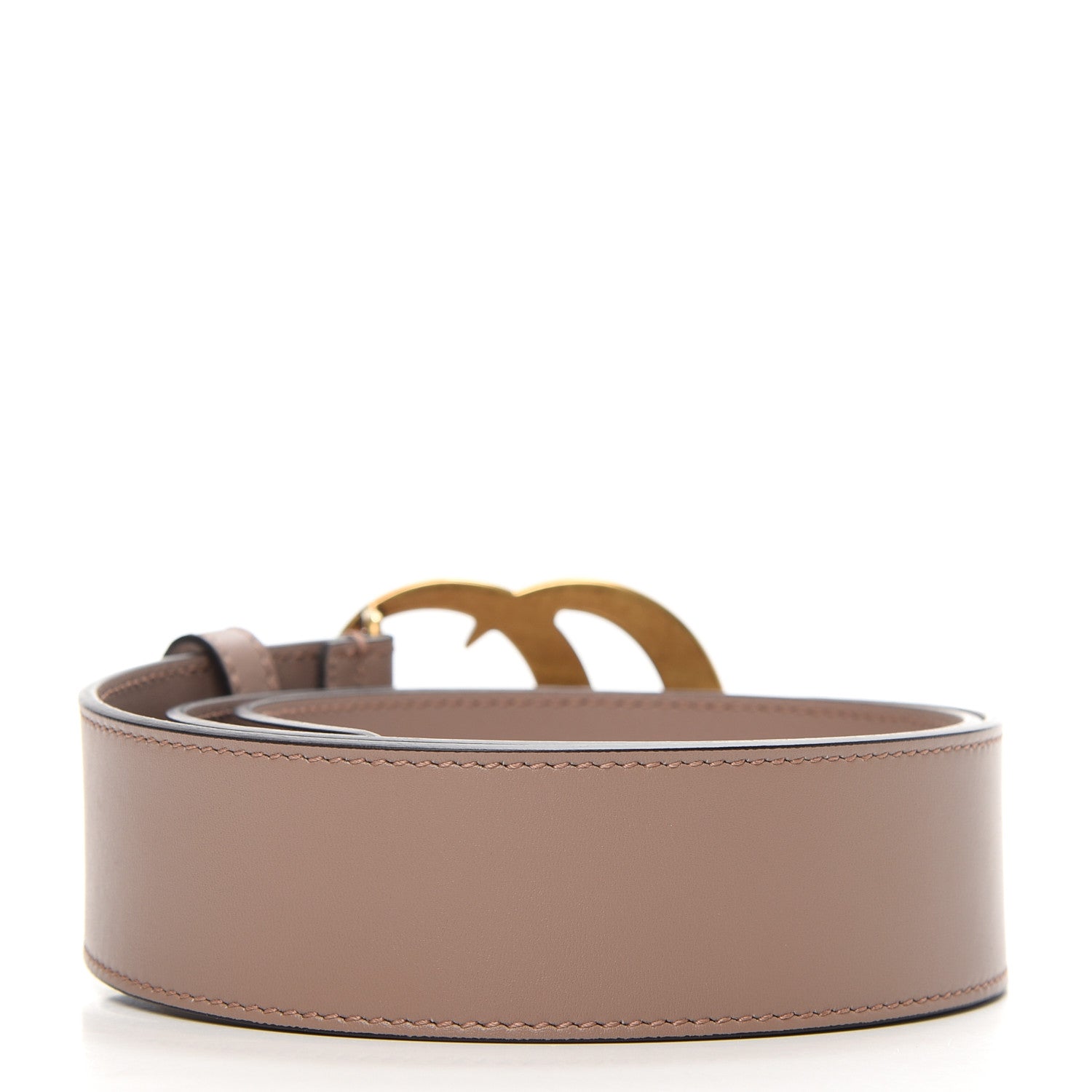 Gucci Calfskin Double G 40mm Belt 80 32 Porcelain Rose 2 of 5