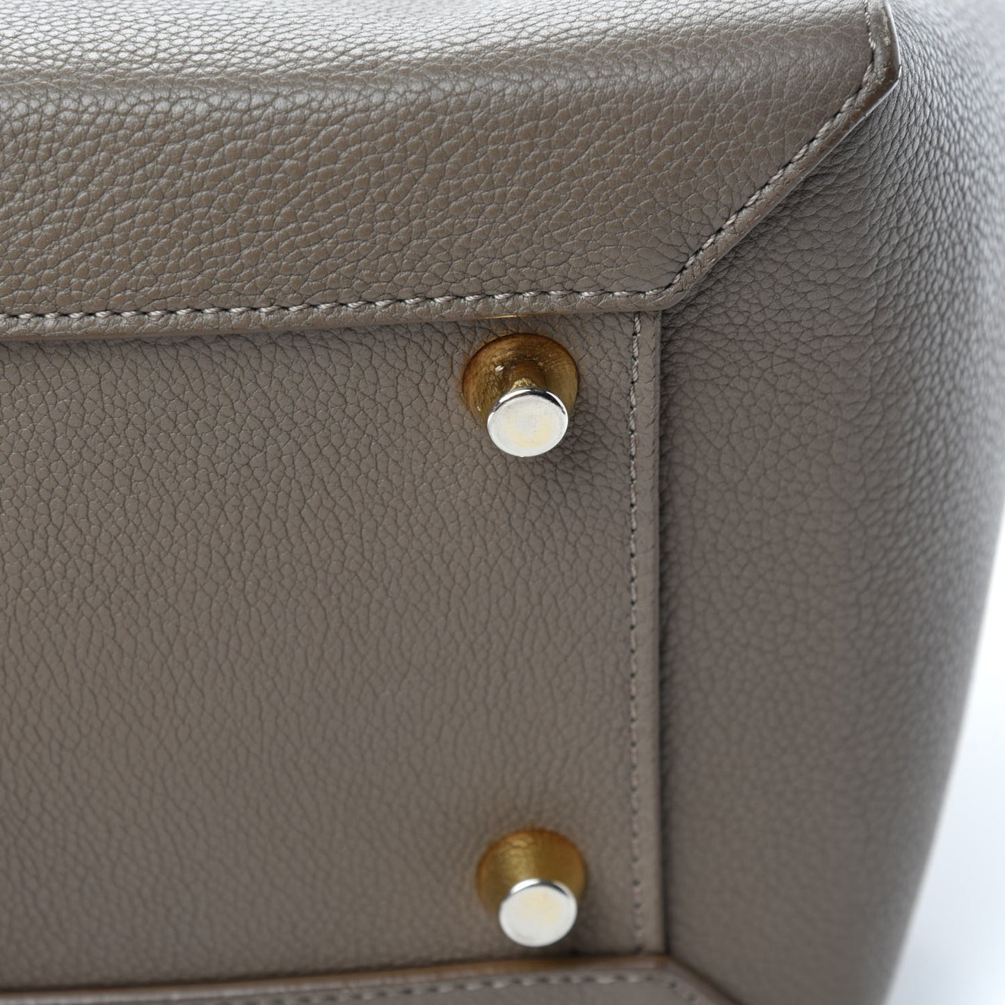 Grained Calfskin Mini Belt Bag Taupe