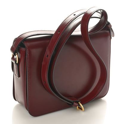 Celine Shiny Calfskin Teen Triomphe Light Burgundy 3 of 9