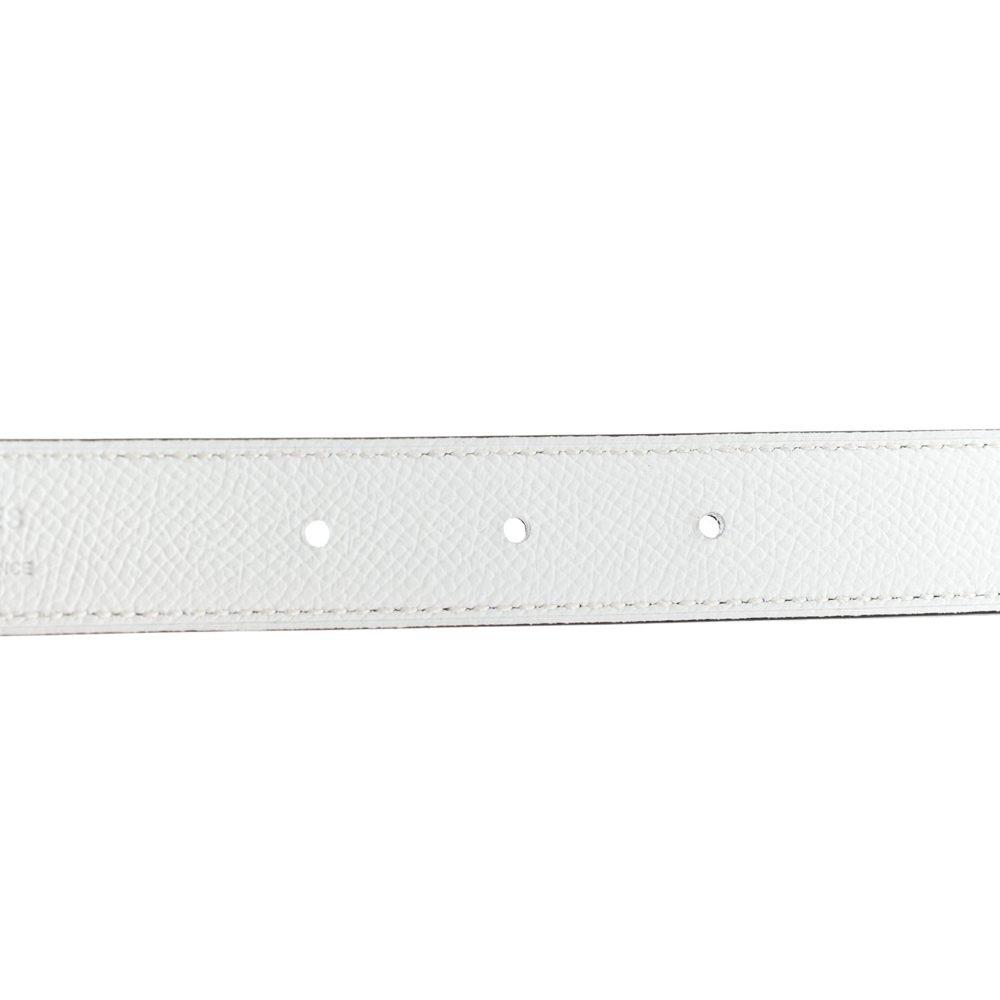 Swift Epsom 24mm Mini Constance H Belt 90 Bleu Indigo White