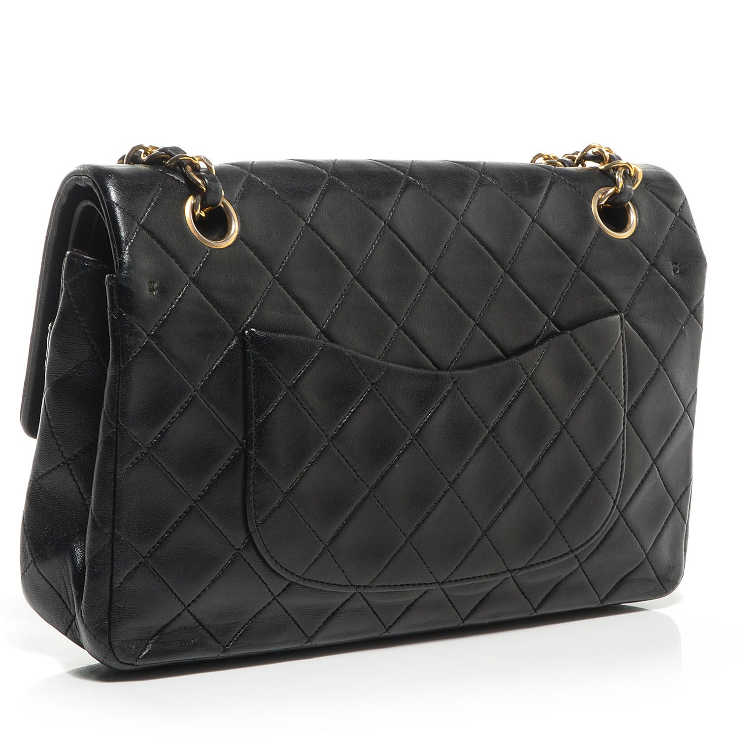 Chanel Lambskin Medium Double Flap Black 3 of 8