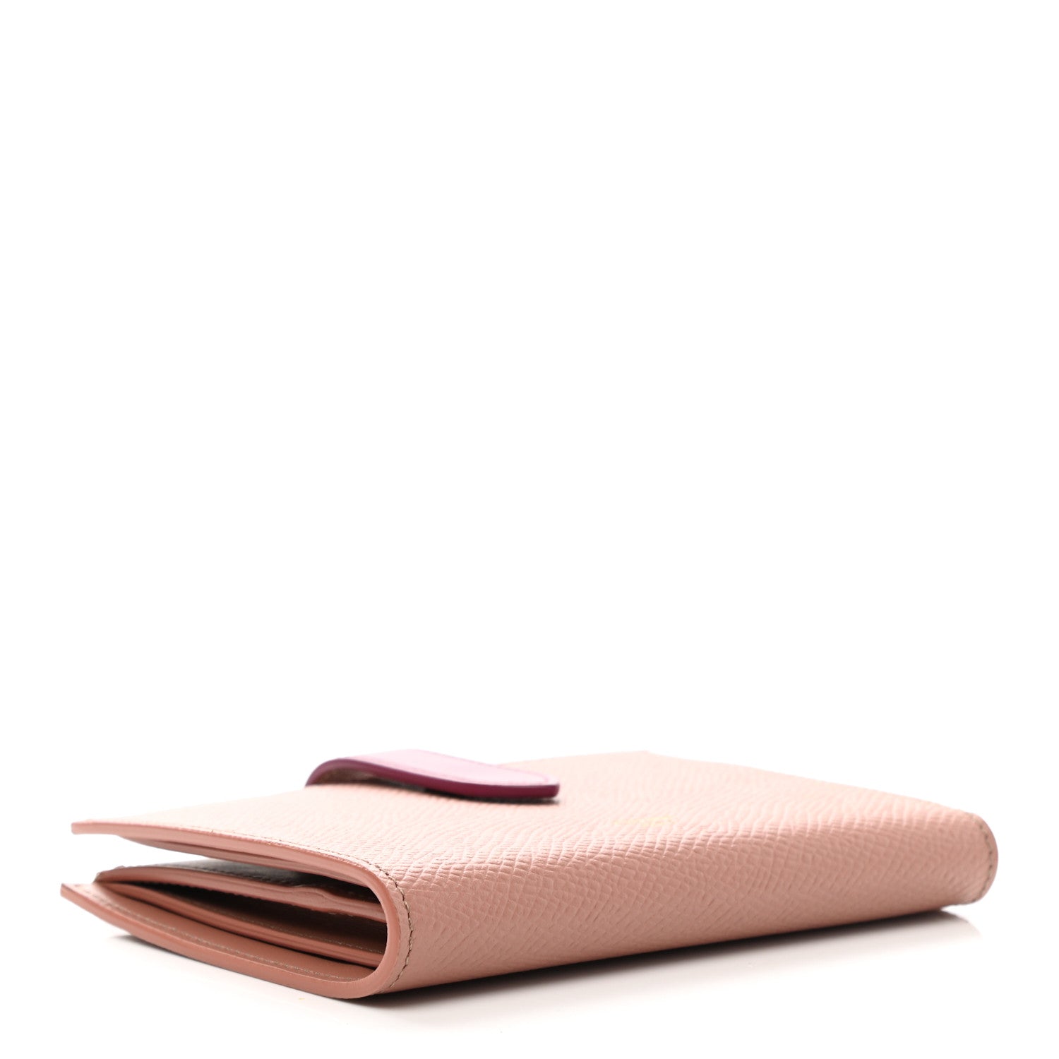 Celine Grained Calfskin Medium Multifunction Strap Wallet Antique Rose Wild Berry 4 of 6