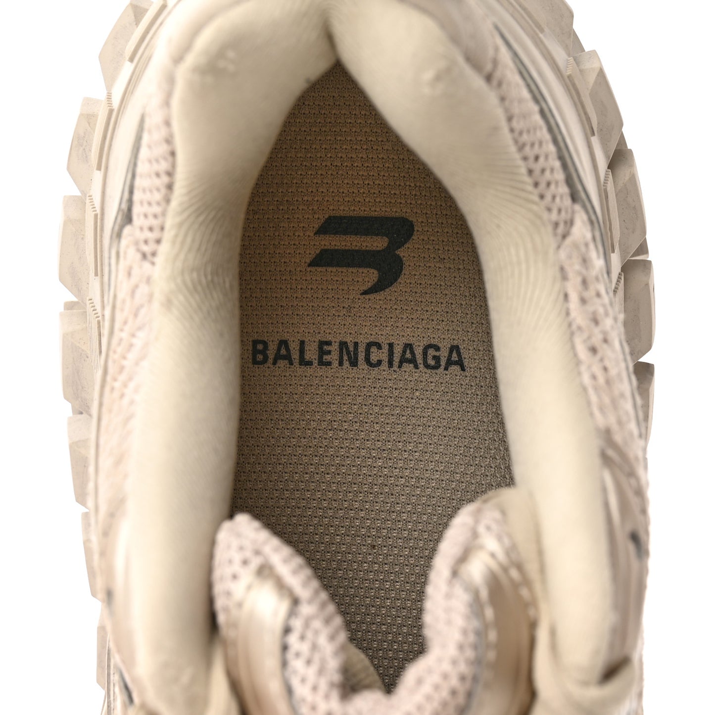 Rubber Mesh Mens Defender Sneakers 40 Monocolor Beige