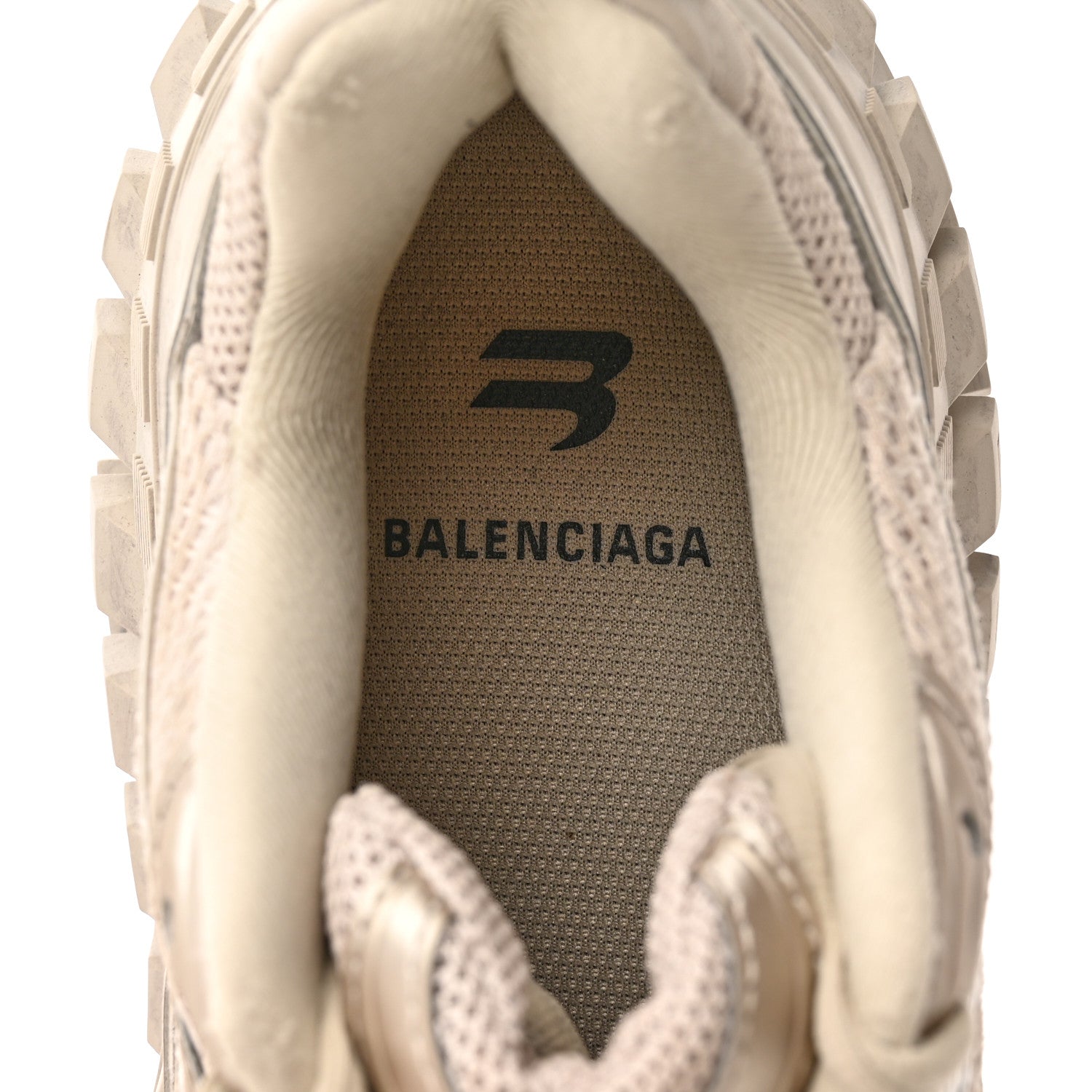 Balenciaga Rubber Mesh Mens Defender Sneakers 40 Monocolor Beige 6 of 15