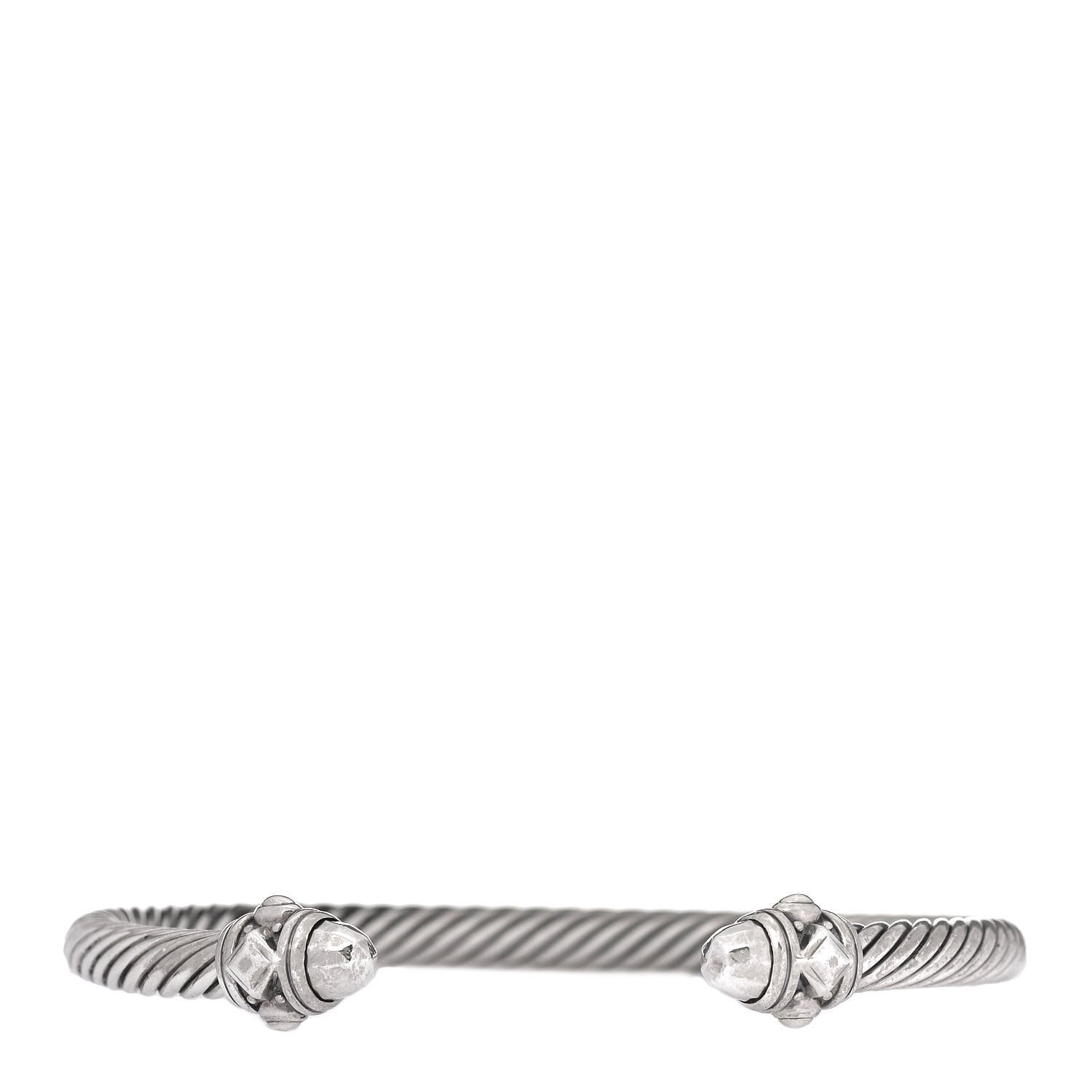 David Yurman Sterling Silver 5mm Renaissance Bracelet 1 of 5