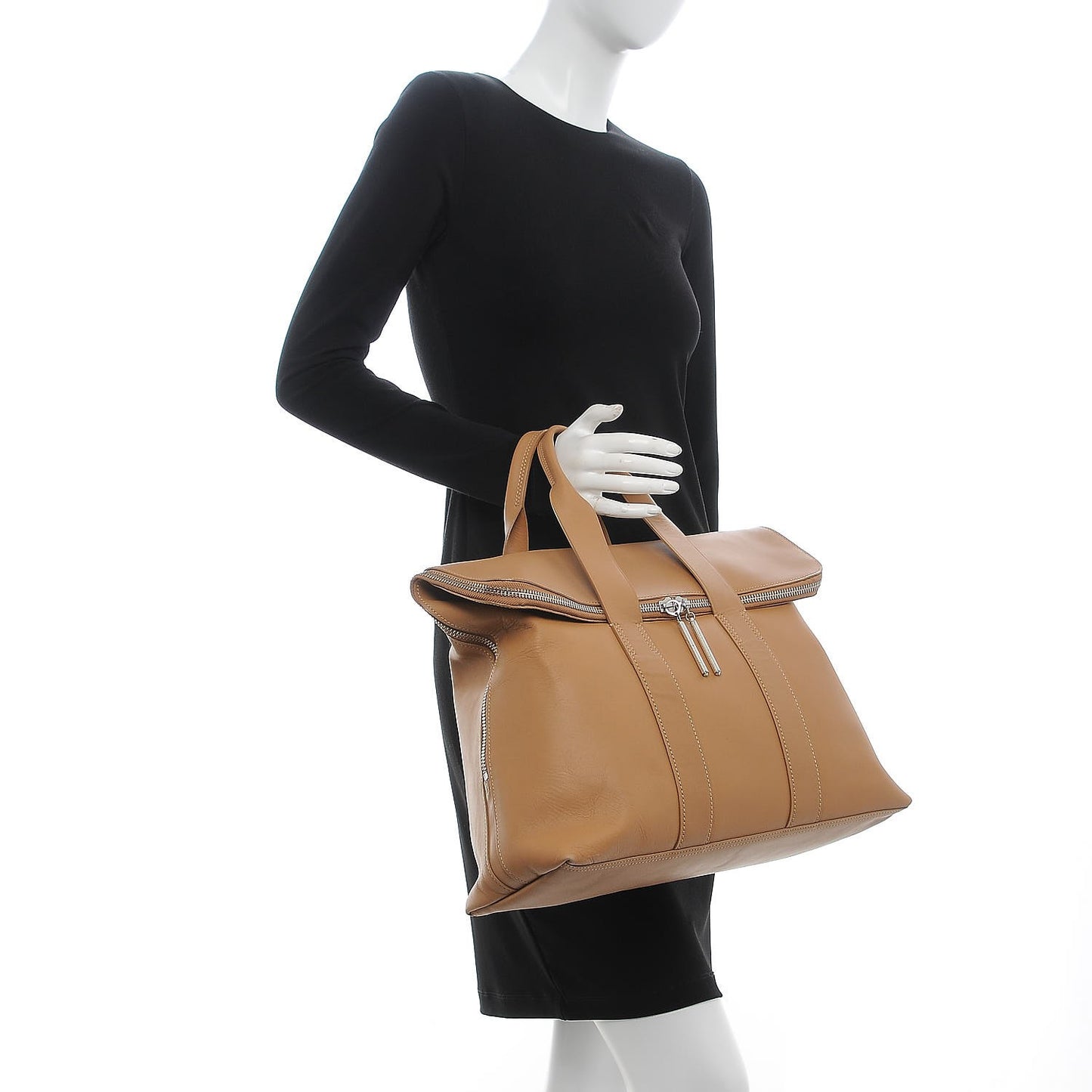 3.1 Calfskin 31 Hour Bag Nude
