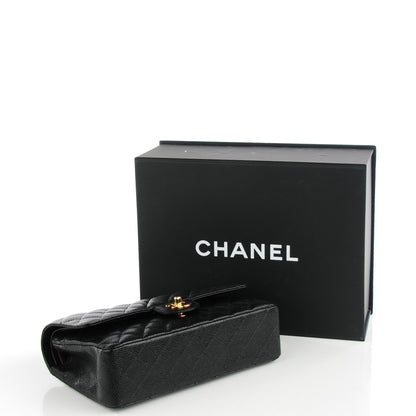 Chanel Caviar Quilted Medium Double Flap Black 4 of 8