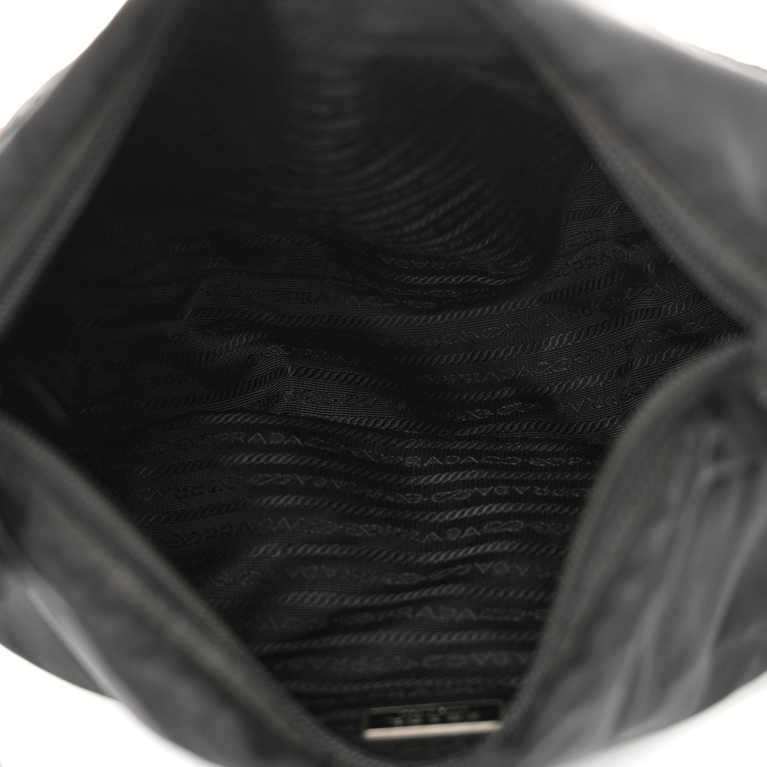 Prada Tessuto Nylon Messenger Bag Black 5 of 13