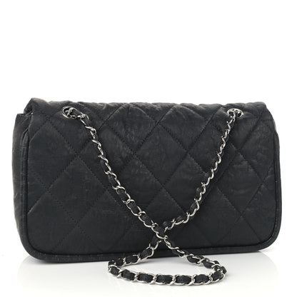 Chanel Coated Canvas Quilted Le Marais Flap Black 3 of 9