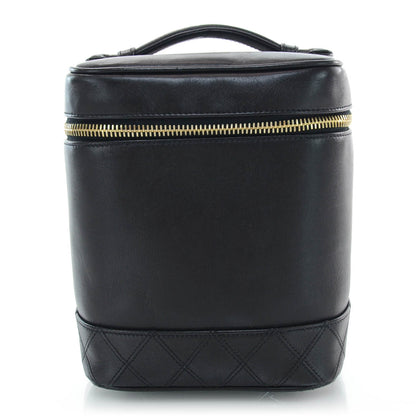 Chanel Calfskin Cosmetic Vanity Bag Black 1 of 9